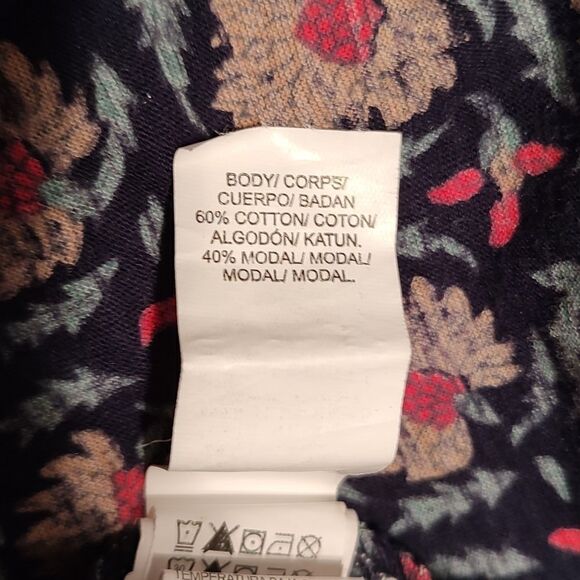 Lucky Brand Floral Blouse Small - Picture 5 of 5